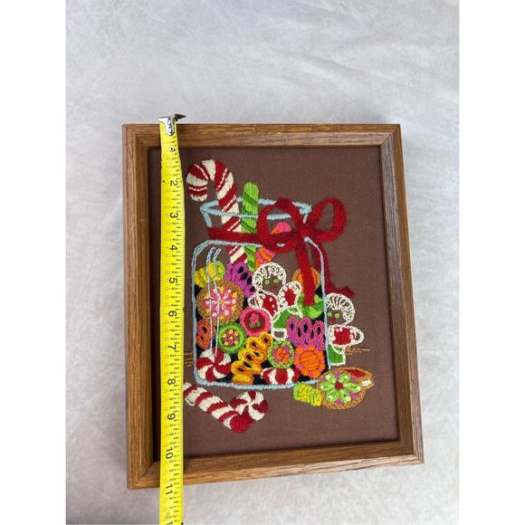 Vintage Christmas Crewel Sweet Treats Very Rare & HTF! - Picture 6 of 7